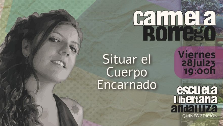 Carmela Borrego estará en la V Escuela Libertaria Andaluza