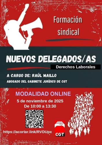 Nuevos delegados y delegadas - Derechos laborales